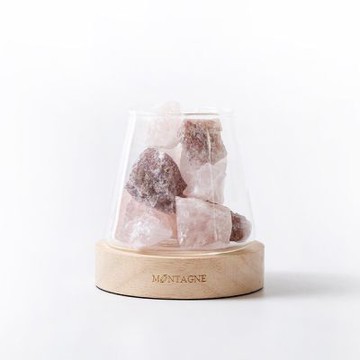 Montagne粉水晶 X 草莓晶｜魅力。人緣｜富士山水晶擴香組 精油可選