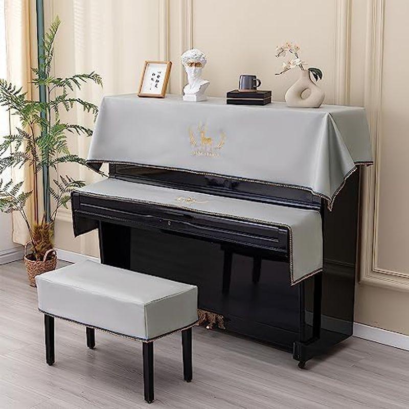 ピアノカバー アップライト 電子ピアノカバー ピアノ鍵盤カバー エレガント 電子キーボードカバー 標準 直立型 ヨーロピアンスタイ