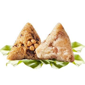 樂活e棧 香菇素滷粽子+花生粽子x2包(素粽 全素 端午)
