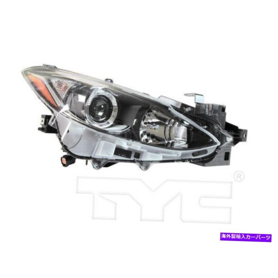USヘッドライト Mazda 3 20142016モデルのためのTYC右側ハロゲンヘッドライトアセンブリ TYC Right Side