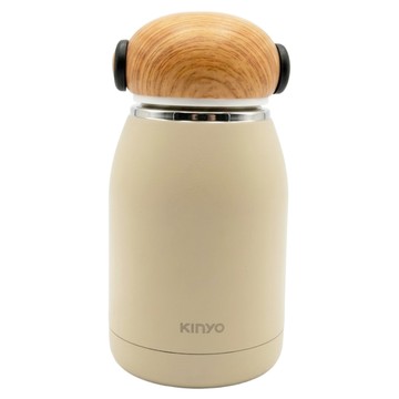 Kinyo 不鏽鋼隨行保溫杯  白色  1個  320ml
