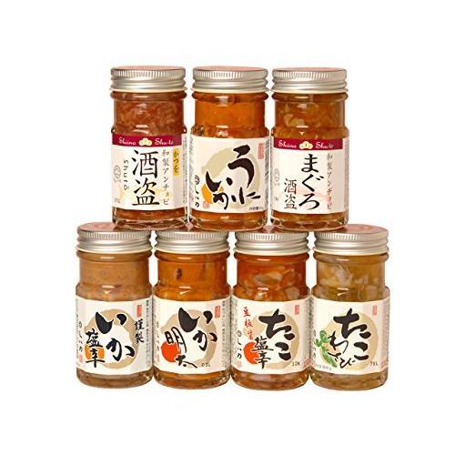 しいの食品 お試し7本セット(OT-1) 60ｇ×7本 バレンタイン ギフト おつまみ 珍味 ご飯のお供 食べ比べ 詰め合わせ