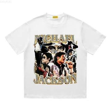麥可·傑克森 Michael Jackson純棉T恤水洗短T 短袖 t恤 短袖t恤 純棉 t恤 潮t 纯棉短袖