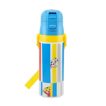 日本 SKATER - 兒童不鏽鋼直飲保溫水壺(470ml)-巧虎Hello