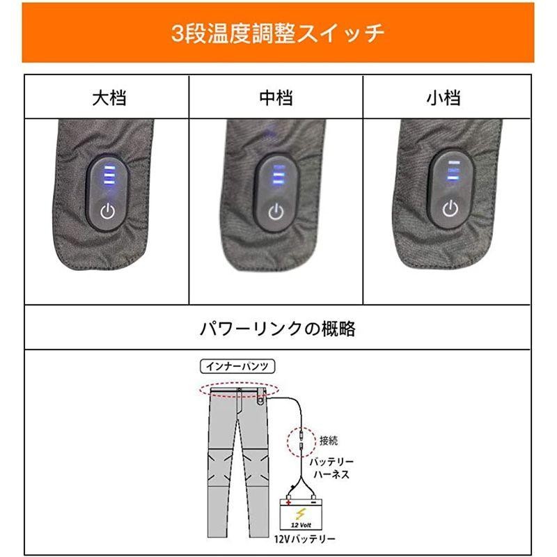 バイクジャケット　電熱　12V　メッシュパーカー　S