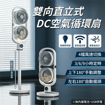 免運隔日達 靜音循环扇 雙頭落地扇 大风力轻音落地電風扇 空氣循環扇 強風搖頭 立扇 風扇 客廳宿舍辦公室 座地扇 桌扇