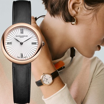 Baume & Mercier 名士 Joia de 喬雅系列時尚女錶-玫瑰金框/28mm M0A10849