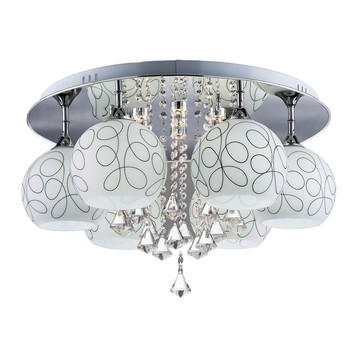 現代風半吸頂六燈  L12-56-60824