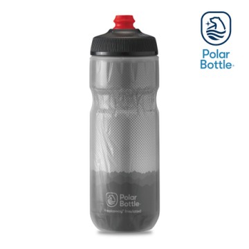 【Polar Bottle】20oz 雙層保冷噴射水壺 RIDGE 灰-銀