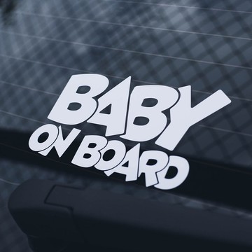 BABY ON BOARD/A/車貼、貼紙 SunBrother孫氏兄弟