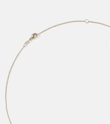 Stone and Strand Disco 10kt gold necklace with diamonds