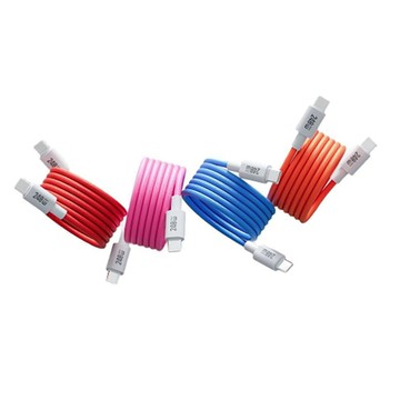 USB-A to Lightning傳輸充電線 糖果磁吸-認證快充線1M type-C