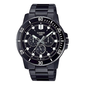 Casio Dress Classic Minimalistic Analog Watch 'Black White'