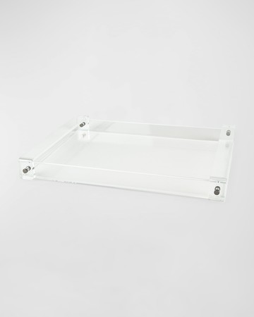 Lucite Tray with Handle