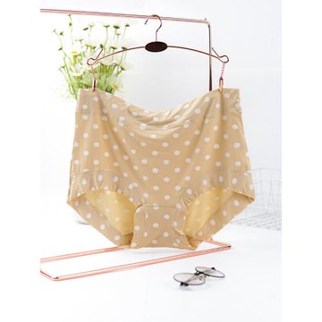 夏大碼內褲女莫代爾加肥加大胖MM200斤高腰圓點三角褲媽媽款