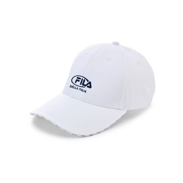 FILA 經典LOGO帽-白色 HTZ-5014-WT