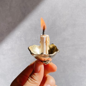 melt 真鍮融鑄燭台・享受微光之美