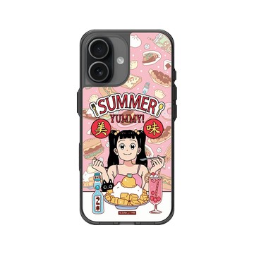 iPhone 17 Clear (相機按鈕) 酷墨灰 - 子凡 Zzifan_z - Summer Girl