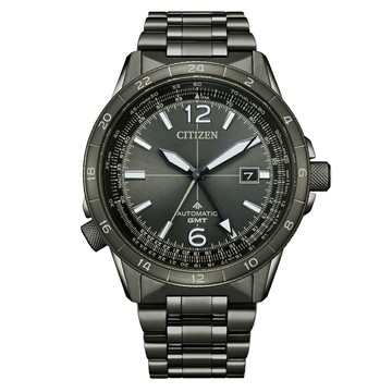 CITIZEN 星辰 PROMASTER NB6045-51H 限量款 GMT兩地時間抗磁機械男錶 44.5mm｜樂天領券現折★全館特惠中★指定刷卡回饋10%