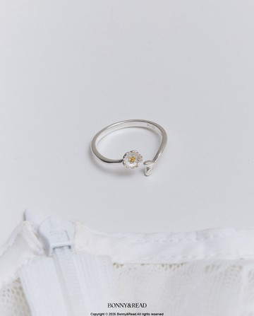 [純銀] 花的纏繞戒指 / Flower Wrap Ring