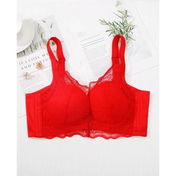 換季特惠第二密碼小胸聚攏調整型文胸性感法式蕾絲調整聚攏型文胸