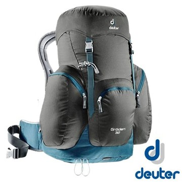 【Deuter】GRODEN 32 網架直立式透氣背包32L/Aircomfort 透氣網架背負系統_3430316 咖啡/藍