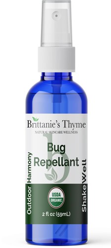 Brittanie's Thyme Organic Essential Oil Bug Repellent Citronella & Deet Free 2 fl oz
