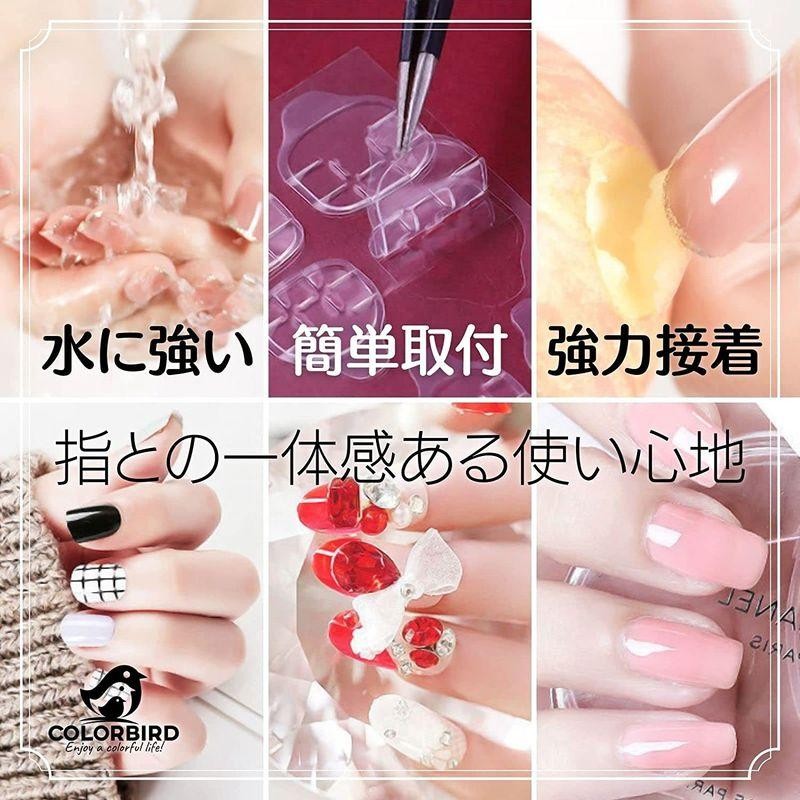 接着剤強力グミテープ♡小さい爪用♡50セット - つけ爪/ネイルチップ