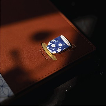 金繼 | 茶杯硬質金屬磁鐵胸針 | 適用於 teayou 金繼筆記本