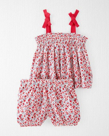 Baby Floral Print LENZING™ ECOVERO™ Sun Set