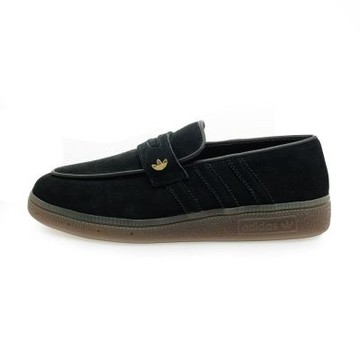 【ADIDAS】HANDBALL SPEZIAL LOAFER 男女款 樂福鞋 黑色 LC3892