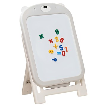 BeneBene Hello Bear 幼兒磁性畫板組 (含數字磁鐵、板擦、防滑墊)  1組  52 x 102 厘米  灰色