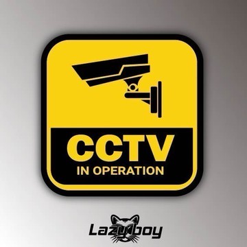 CCTV 車貼 貼紙 防水貼紙 行李箱貼紙 安全帽貼紙 筆電貼紙 反光貼紙 汽車貼紙 機車貼紙