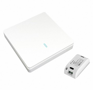 Neon 台灣霓虹 單開雙切隨意貼免佈線電源開關 平滑工藝 手感更佳 使用更好  1組