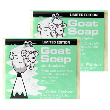 澳洲Goat Soap 澳洲羊乳皂 尤加利  100g  2個