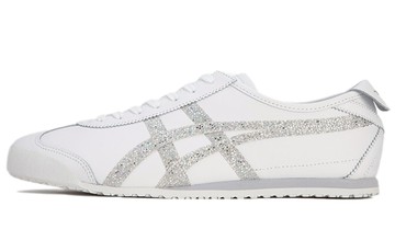 ONITSUKA TIGER MEXICO 66 CANDY GLITTER SERIES WHITE PURE SILVER