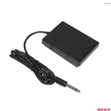 Winn 通用延音踏板鍵盤腳阻尼踏板帶 6.35 毫米插頭用於電子琴 MIDI 鍵盤數碼鋼琴電子鼓