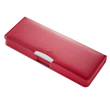 配件雙面磁吸鉛筆盒-玫瑰紅