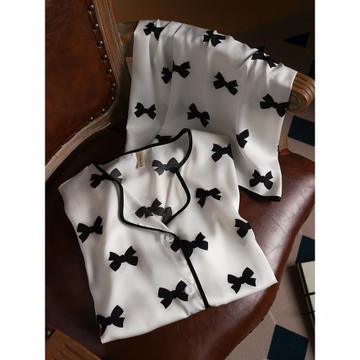 真絲睡衣女夏季2025新款兩件套桑蠶絲薄款絲綢家居服短袖短褲套裝