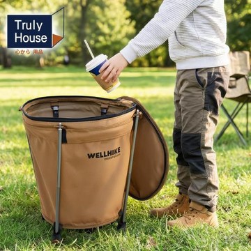 Truly House 戶外摺疊垃圾桶 20L 置物桶 垃圾筒 戶外 露營  登山(三色任選)