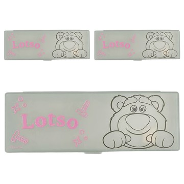 Disney 迪士尼 PP多功能筆盒  半身黑 熊抱哥  3個