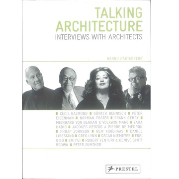 Talking Architecture -9783791346847 絕版英文設計書 [建築人設計人的店-上博圖書]