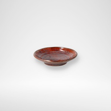 超輕量豆皿 美濃燒 karu：ecle 赤鐵釉 9CM NITORI宜得利家居