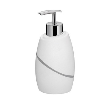 KELA 德國 Talus洗手乳罐(晶石白300ml) / 按壓瓶 分裝瓶 乳液瓶 沐浴乳罐