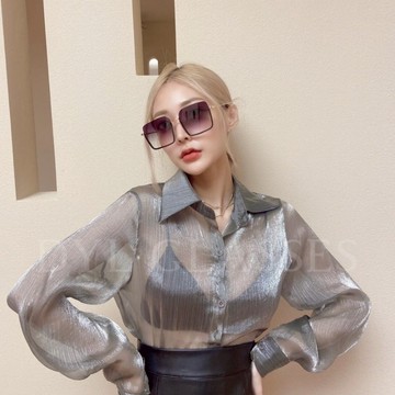 ⒹⓎⓁ┊獨家實戴實拍 6ᴄᴏʟᴏʀ🪴新半框歐美個性款 太陽眼鏡 墨鏡 大框 網美 美系 歐洲 明星 同款 夏天 抗UV