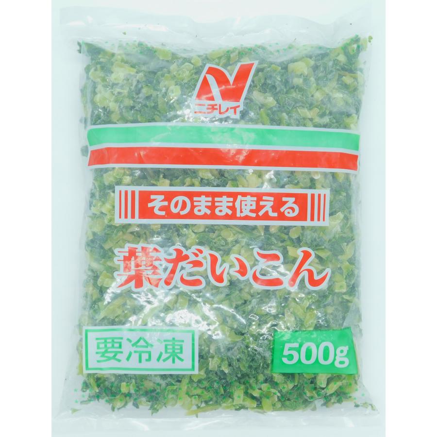 ニチレイ　そのまま使える葉だいこん　５００ｇ