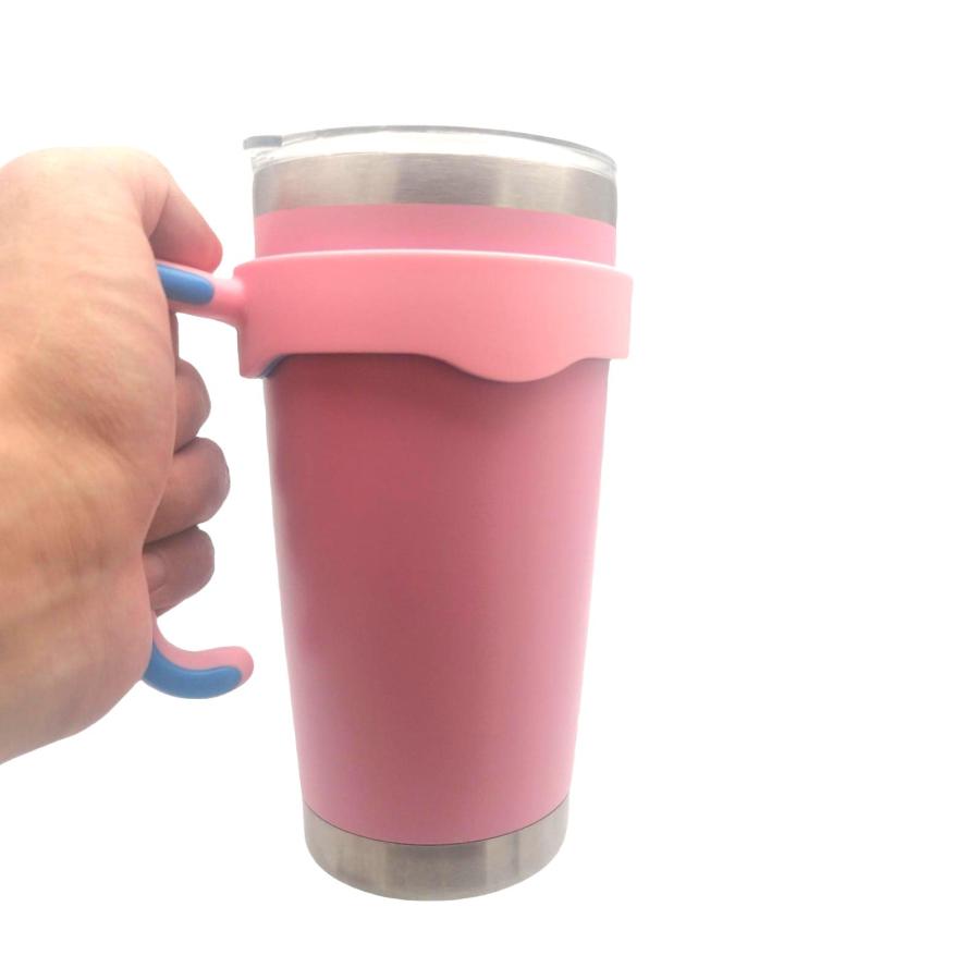 20 oz Tumbler Handle, Anti Slip Travel Mug Grip Cup Holder for V 並行輸入品