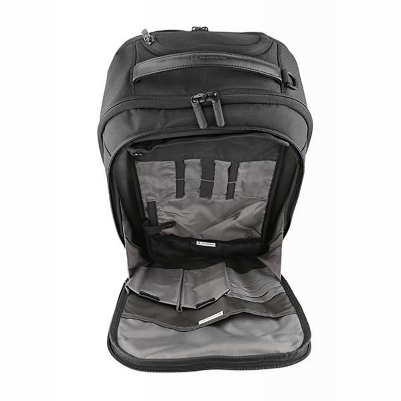 Victorinox ビクトリノックス　ブラック ビジネスバッグ中型　キャスター 並行輸入 ビクトリノックス リュックサック ブラック 黒