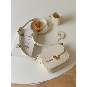 Micocah「奶油甜圈」包包2025新款馬鞍包小眾單肩斜挎包休閑百搭