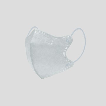 CHENYU辰昱 3D不脫妝醫療口罩(30入) - 夏雪草灰(小臉適用)